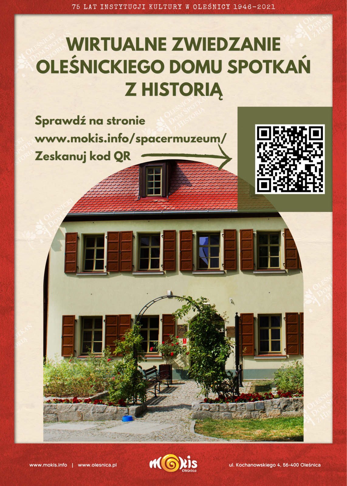 plakat wirtualne zwiedzanie muzeum